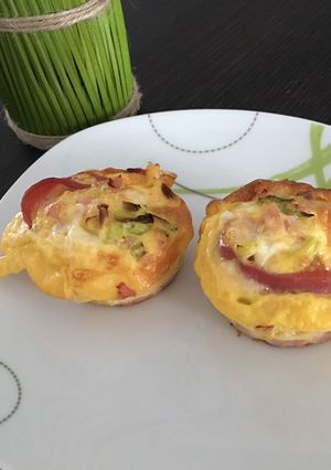 Tojás muffin recept fotója