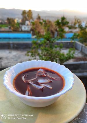 A picture of Imli chutney.