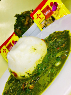 A picture of Signature ewedu soup.