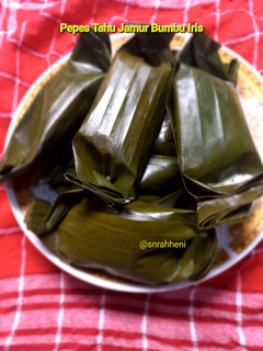 Foto resep Pepes Tahu Jamur Bumbu Iris