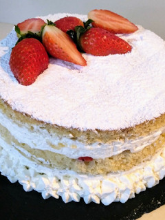 Foto principal de Tarta de fresas con nata