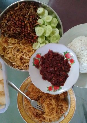 Foto resep Nasi lemak joss pke magic com
