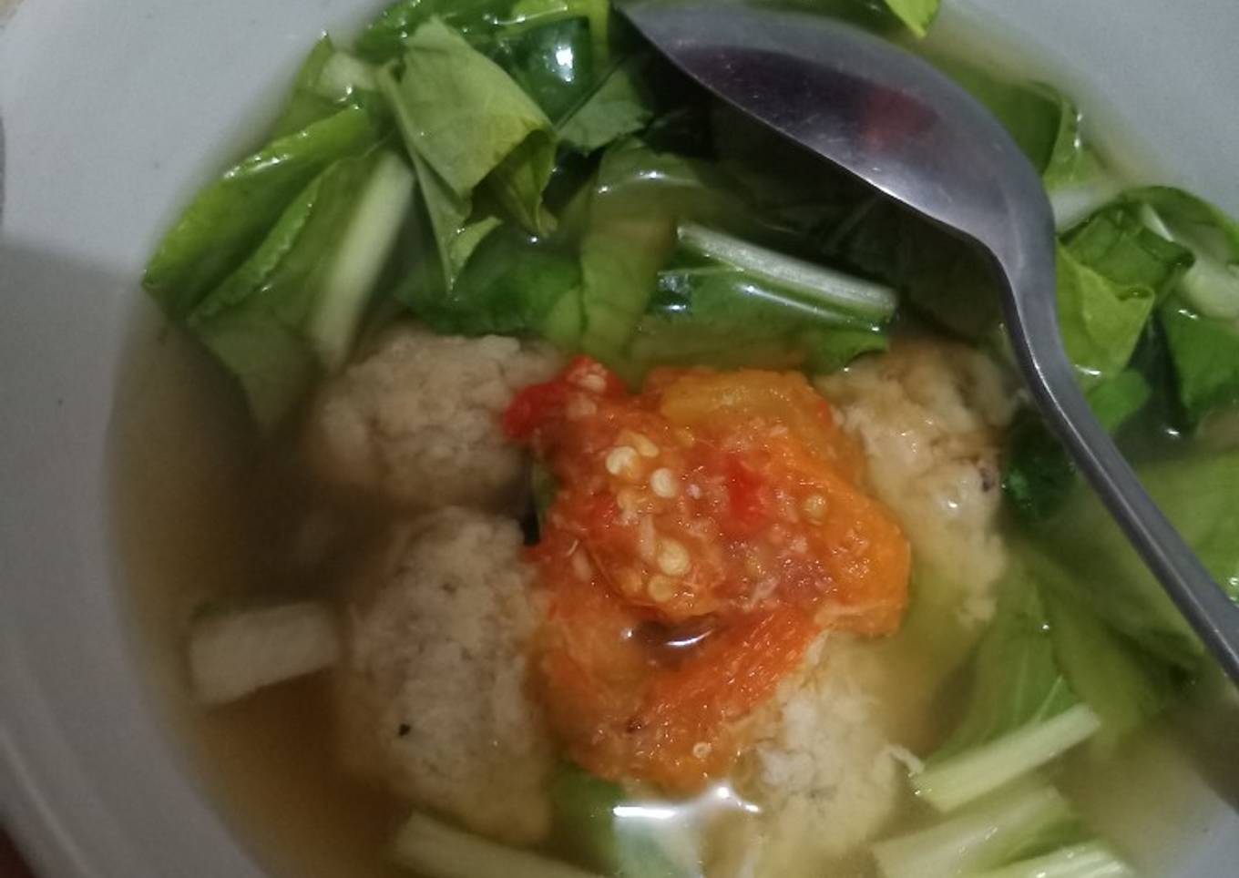 Bakso ayam oatmeal