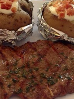 Una foto de Carne frita