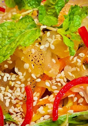 Hình của món Gỏi Sứa.