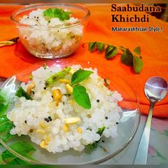 A picture of Sabudana Khichdi (Maharashtrian Style).