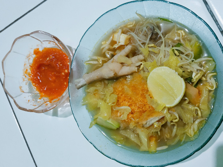 Yuk intip, Resep termudah memasak Soto Ayam Ceker Lamongan dijamin sedap