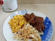 Gambar daging teppanyaki