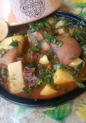 Une photo de Soupe tête de veau