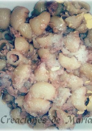 Foto principal de Macarrones con ketchup de cereza