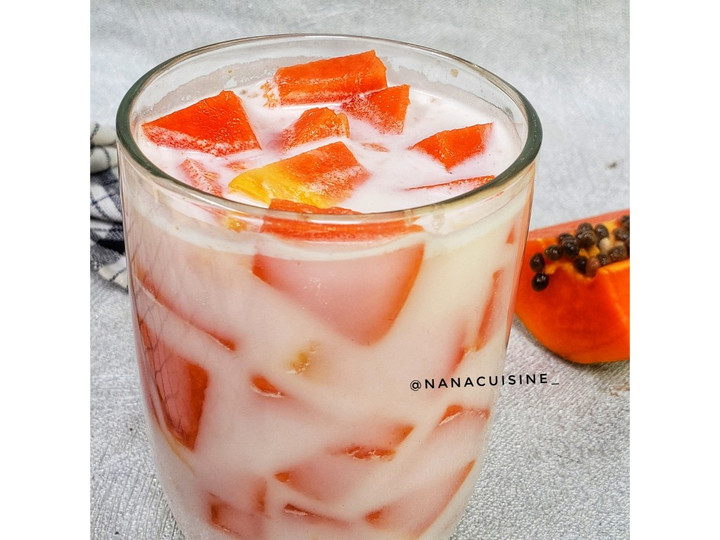 Anti Ribet, Membuat Papaya coconut milk Kekinian