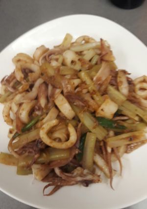 Foto resep Tumis cumi saos barbeque