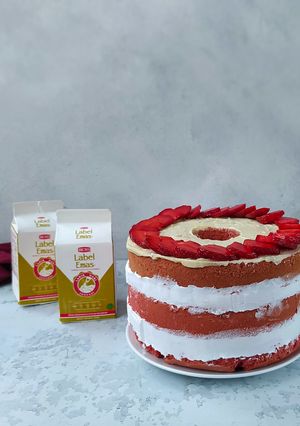 Foto resep Strawberry chiffon