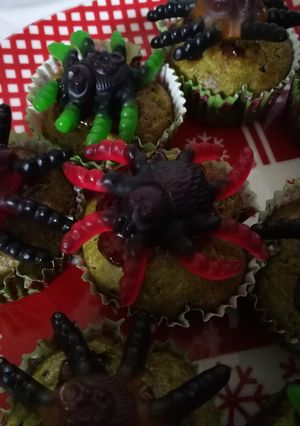 Halloween muffin recept fotója