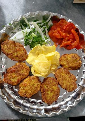 عکسی از دستور کتلت گوشت و سویا