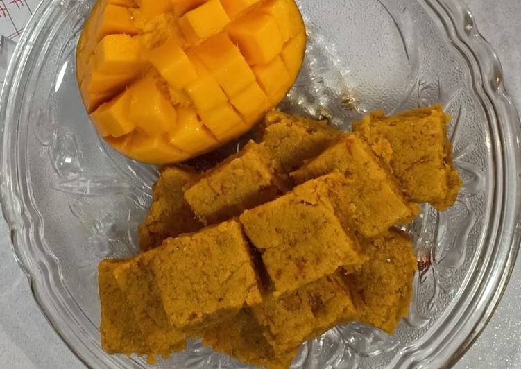Easiest Way to Make Homemade Mango burfi