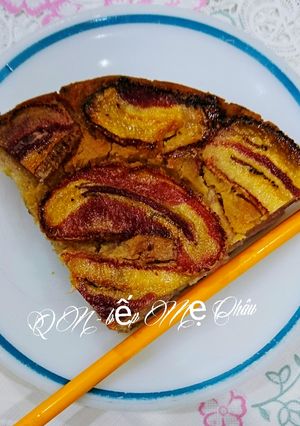 Hình của món Bánh chuối nướng cốt dừa.