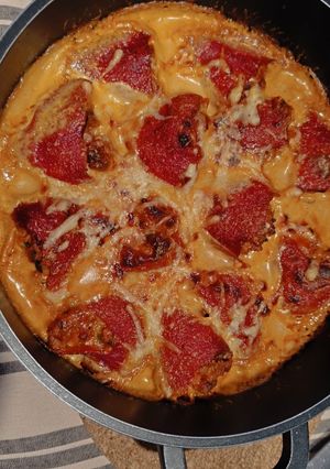 A picture of Stuffed Peppers with Meat.