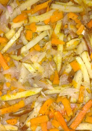 Una foto de Verduras al horno