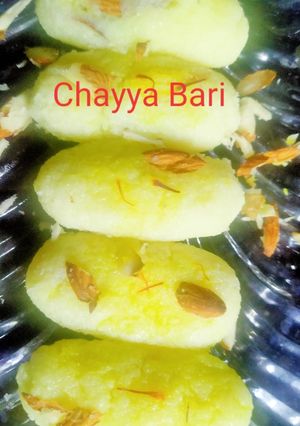A picture of Kalakand rolls.