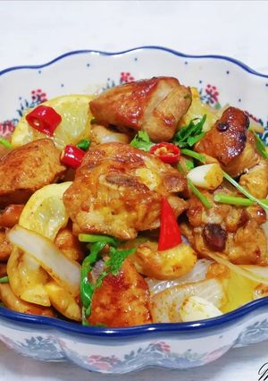 香煎檸檬文昌雞 的食譜成品照片