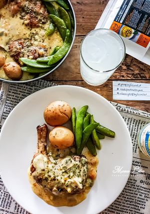 Gambar Easy Creamy Herbs Chicken