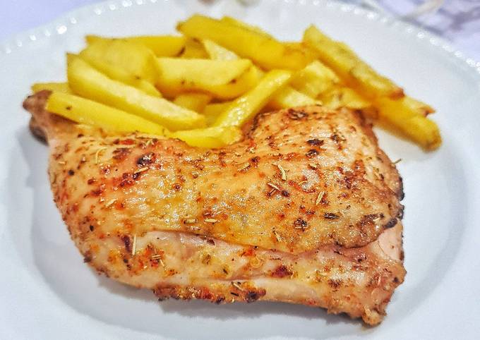 Devilled chicken and chips recipe Recipe by Da-Princess Kitchen ...