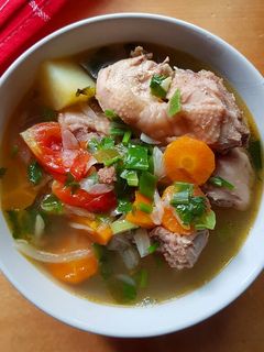 Foto resep Sop Ayam Kampung Bumbu Iris