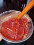 Gelatina con rompope
