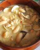Fabes con almejas