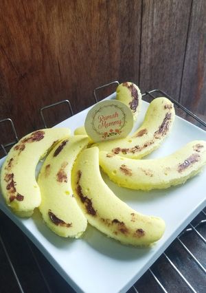 Foto resep Banana steam cake