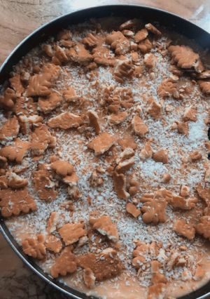صورة لوصفة كيك التوفي البارد 😋😋😋😋