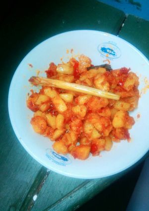 Foto resep Sambal goreng kentang raos
