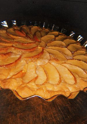 Una foto de Tarta de manzana