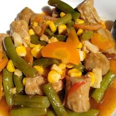 รูปของ Sosis baso asam manis pedas