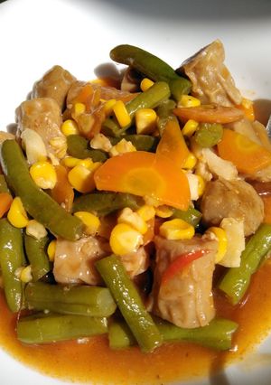 Foto resep Sosis baso asam manis pedas