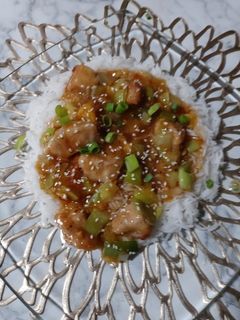 A picture of Spicy Orange Pork.