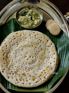 A picture of Plantain stem dosa / Bale dandina dosey:.