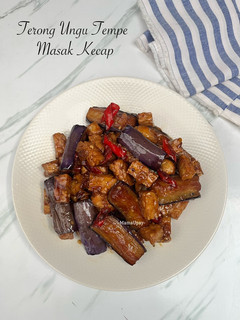 Foto resep Terong Ungu Tempe Masak Kecap