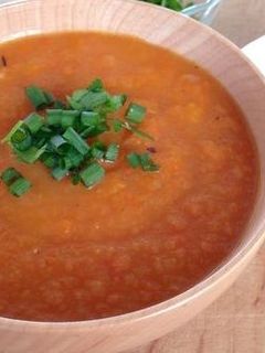 A picture of Ginger Carrot Soup.