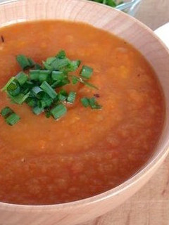 A picture of Ginger Carrot Soup.