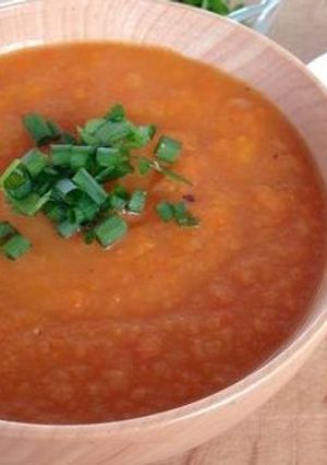 A picture of Ginger Carrot Soup.