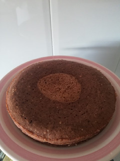 Una foto de Bizcocho de cacao al microondas