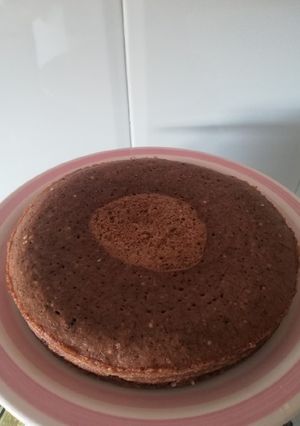 Una foto de Bizcocho de cacao al microondas