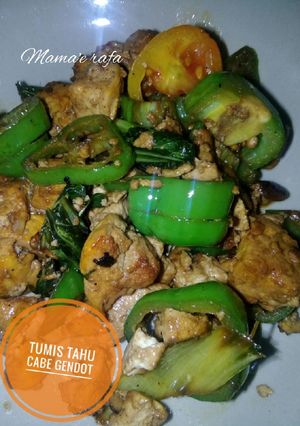 Foto resep Tumis tahu cabe gendot #day8