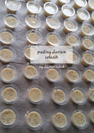 Foto resep Puding Durian Selasih