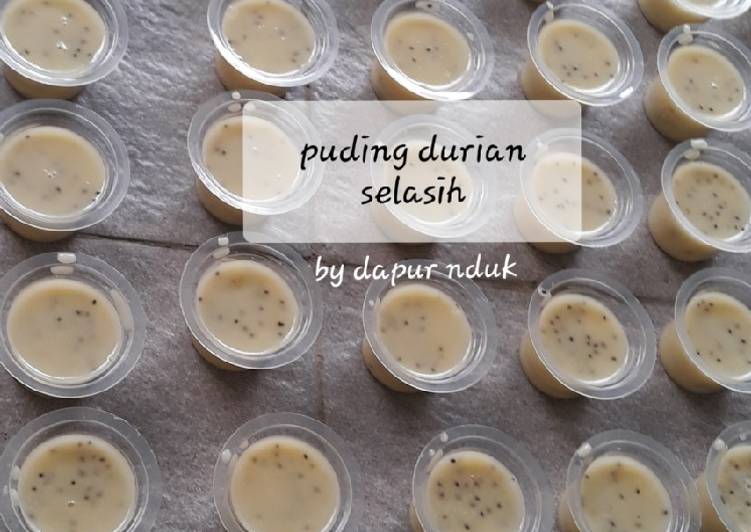 Puding Durian Selasih