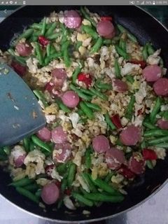 Foto resep Tumis Baby Buncis Telur Sosis