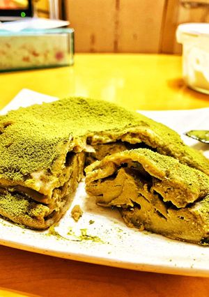 髒髒抹茶蛋糕 的食譜成品照片