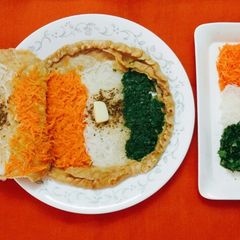 A picture of Healthy Tricolor Paratha.